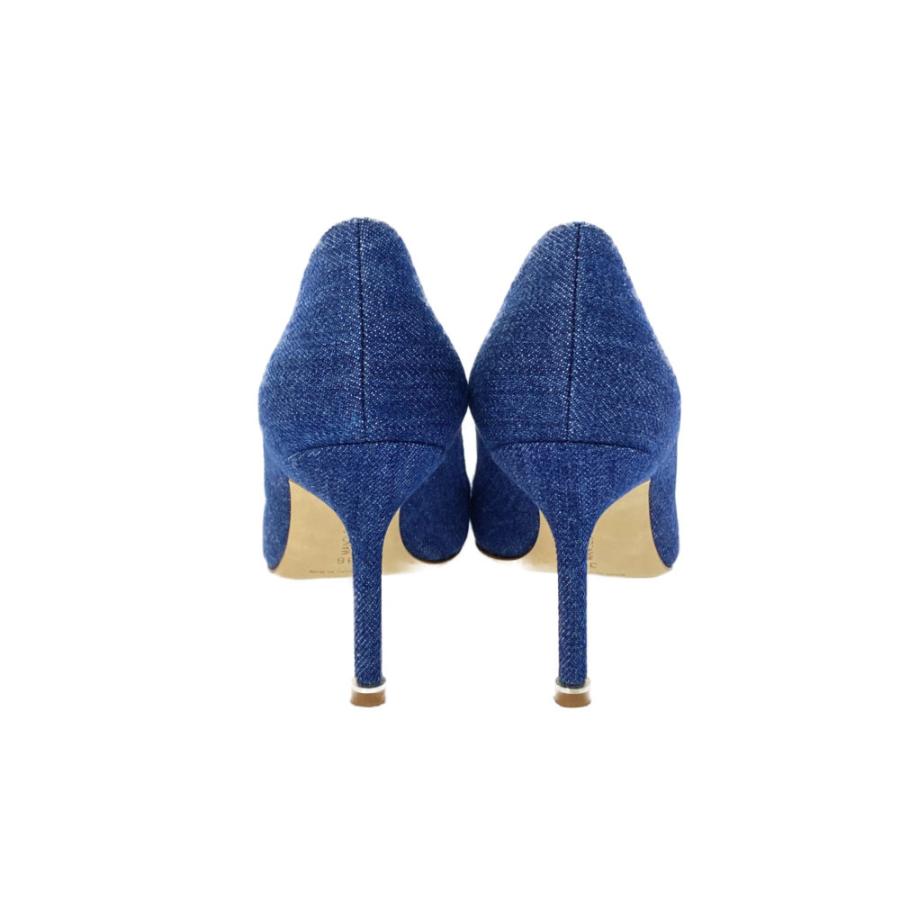MANOLO BLAHNIK マノロブラニク HANGISI 90 JEANS・ハンギシ