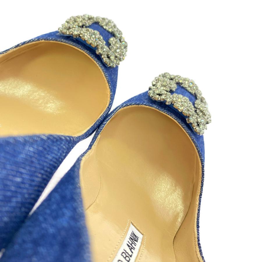 MANOLO BLAHNIK マノロブラニク HANGISI 90 JEANS・ハンギシ