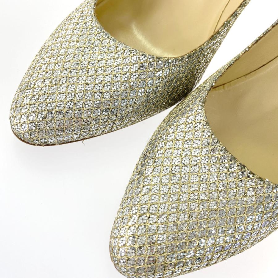 ジミーチュウ 247 GILBERT GLITTER FABRIC ギルバート グリッター