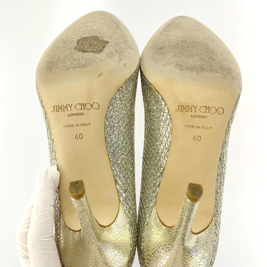 ジミーチュウ 247 GILBERT GLITTER FABRIC ギルバート グリッター