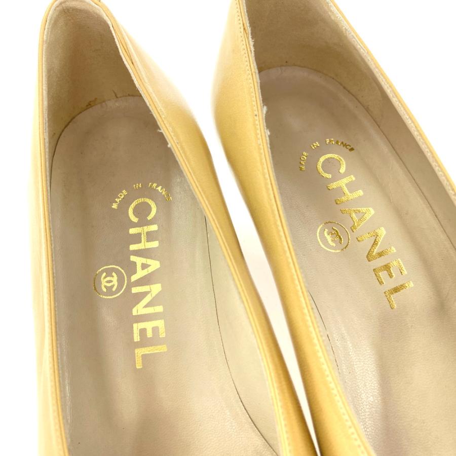 CHANEL（シャネル） レザー バイカラー・パンプス靴/A01373/371/2