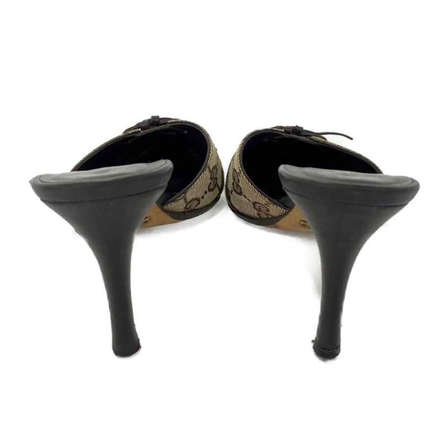 GUCCI（グッチ） GGキャンバス・ミュールパンプス靴/371/2C/キャンバス