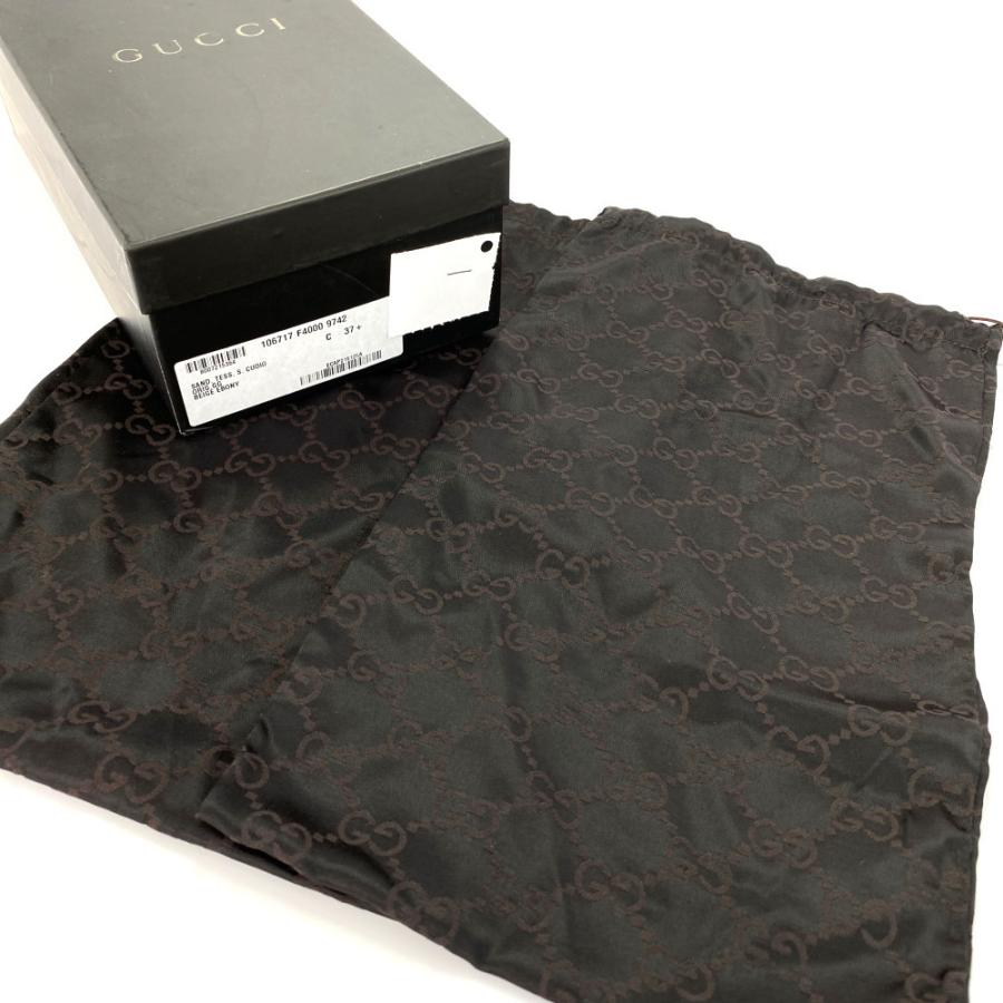 GUCCI（グッチ） GGキャンバス・ミュールパンプス靴/371/2C/キャンバス