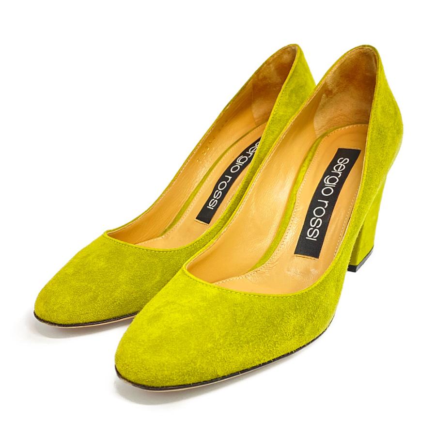 sergio rossi スウェード ヒールパンプス Sergio rossi セルジオロッシ スエード・パンプス靴/36 1/2