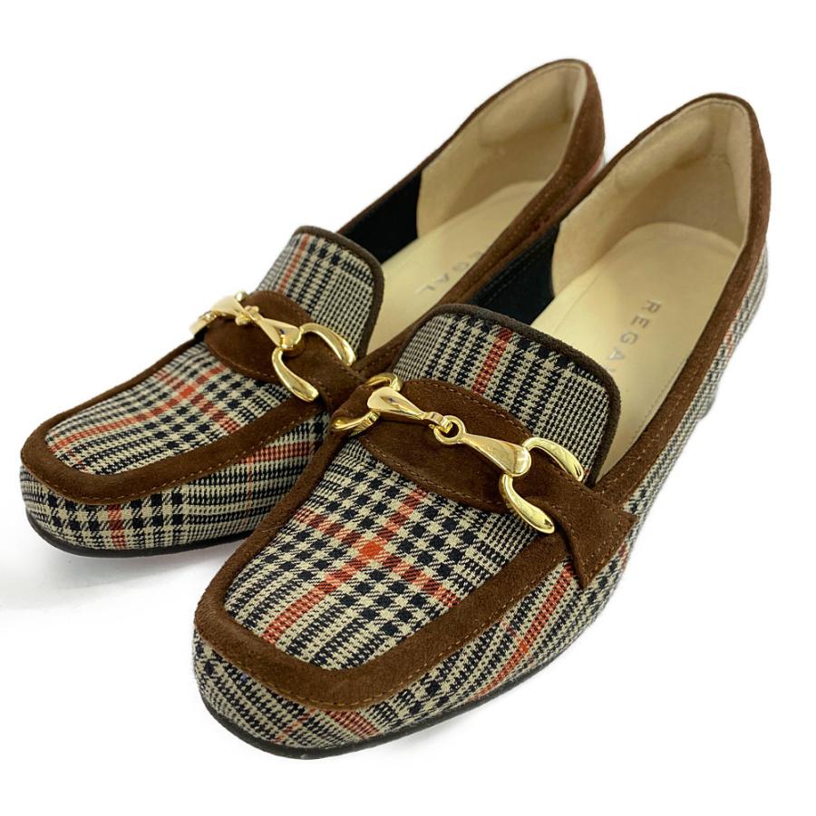 REGAL（リーガル） タータンチェック・パンプス靴/ローファー/F57M/21