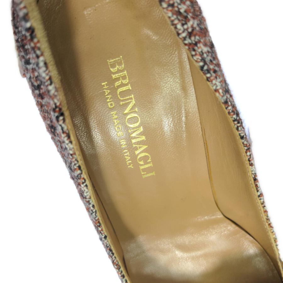 BRUNO MAGLI（ブルーノマリ） リボンモチーフ・ツイード・パンプス 靴