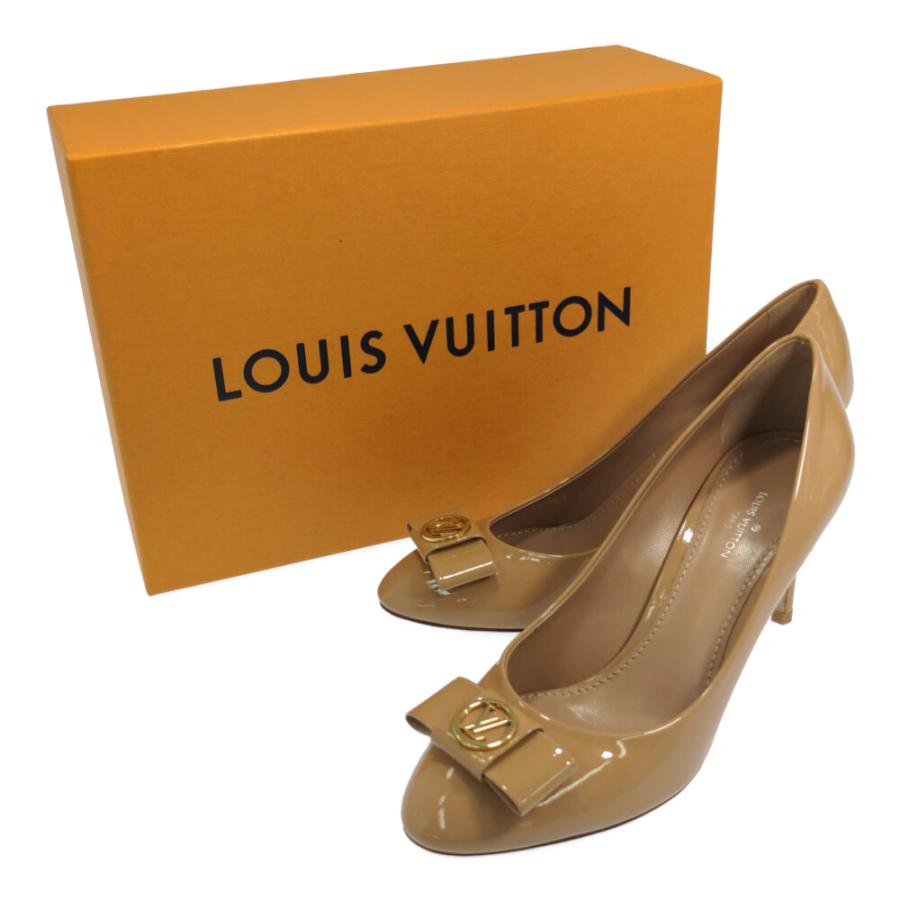 ルイヴィトン パンプス靴/35 1/2/ベージュ/LOUIS VUITTON 翌日配送可