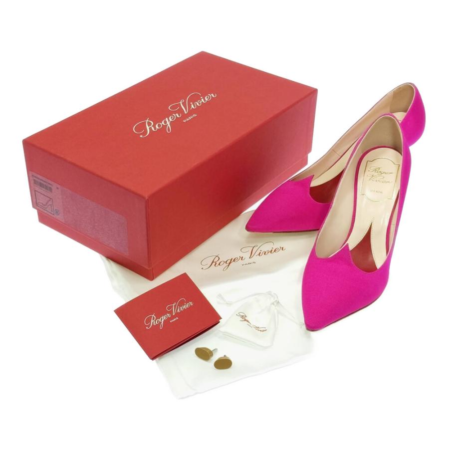 Roger Vivier ロジェヴィヴィエ I Love Vivier ファイユ パンプス 
