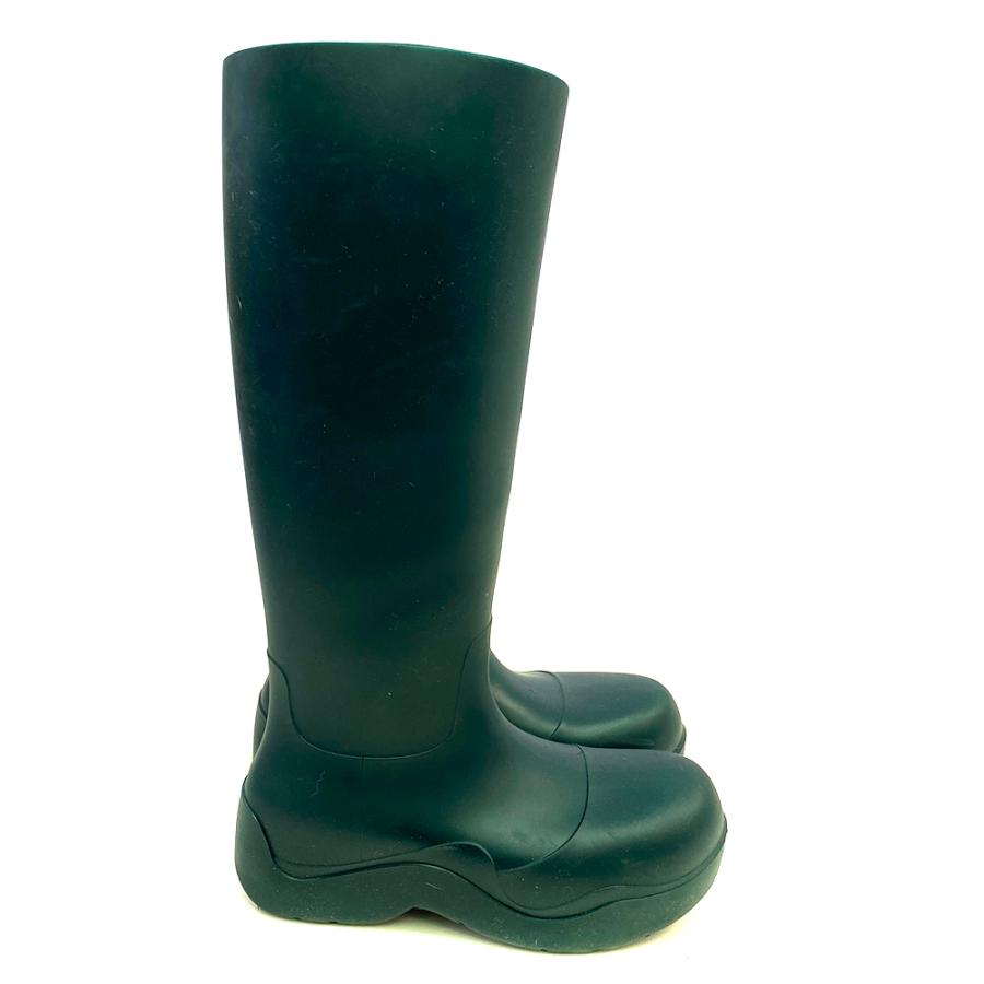ボッテガヴェネタ　ラバーブーツ　ターコイズ ボッテガヴェネタ PUDDLE BOOT・パドル マットラバー レインブーツ靴