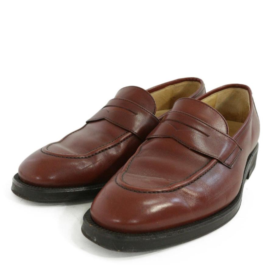 ジェイプレス コインローファー靴/CJ-8A E492/25EEE/レッドブラウン系/J.PRESS 翌日配送可/214953 | J.PRESS | 02