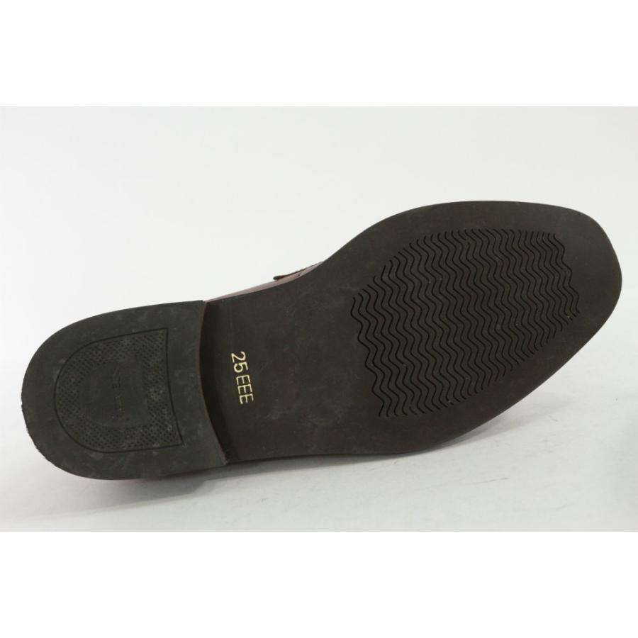 ジェイプレス コインローファー靴/CJ-8A E492/25EEE/レッドブラウン系/J.PRESS 翌日配送可/214953 | J.PRESS | 09