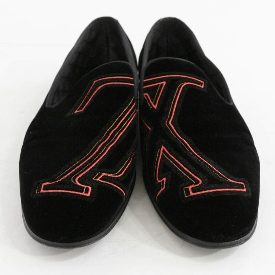 ルイヴィトン オートュイユ・ライン ローファー・靴/1A49WS/5 1/2M(25.0-25.5cm相当)/ブラック×オレンジ系/LOUIS VUITTON/216365 |  | 03