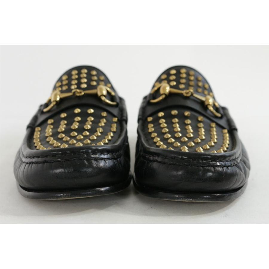 グッチ 1953 60周年 ホースビット スタッズ ローファー靴/8(27cm相当)/ブラック×ゴールド/RF4/219849 | GUCCI | 05