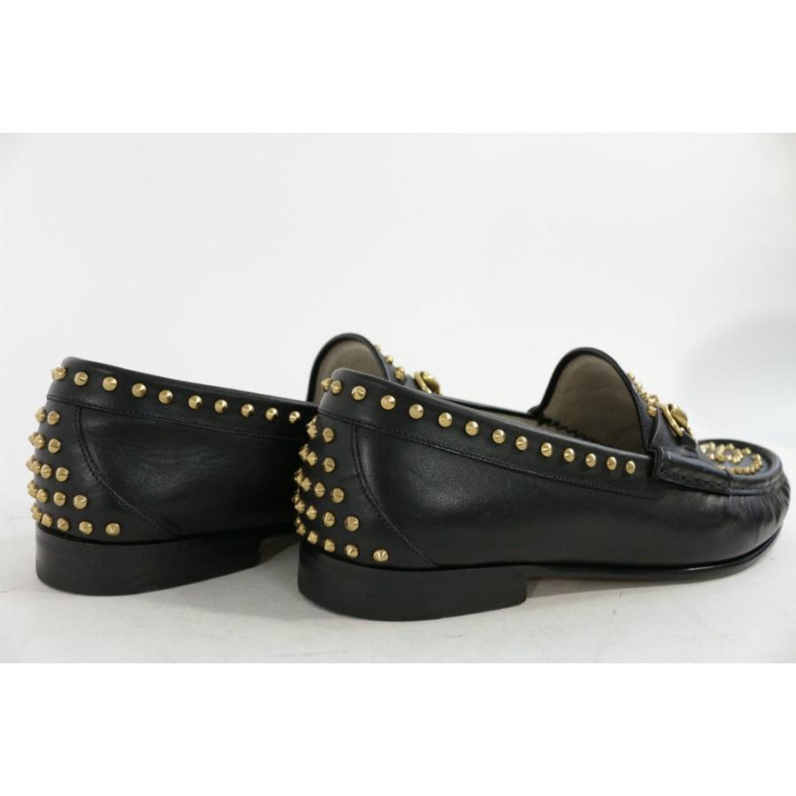 グッチ 1953 60周年 ホースビット スタッズ ローファー靴/8(27cm相当)/ブラック×ゴールド/RF4/219849 | GUCCI | 06