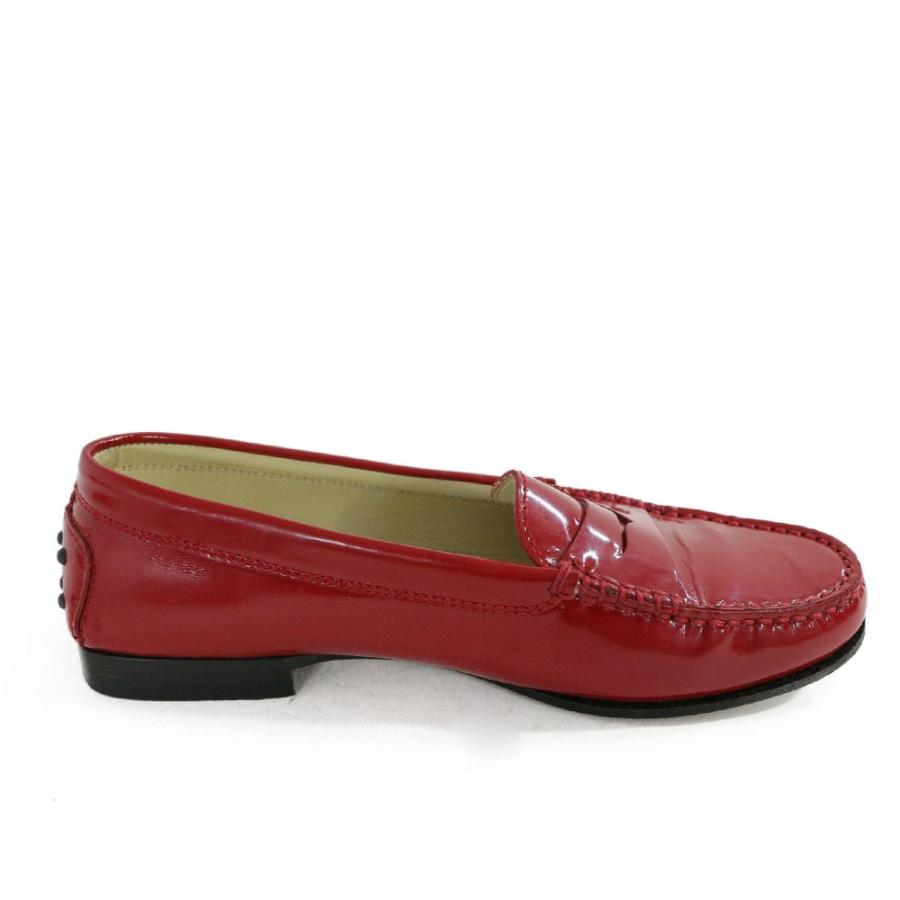 トッズ レザー ローファー靴/36 1/2/レッド×ブラック/TOD’S 翌日配送可/b181203/224202 |  | 01