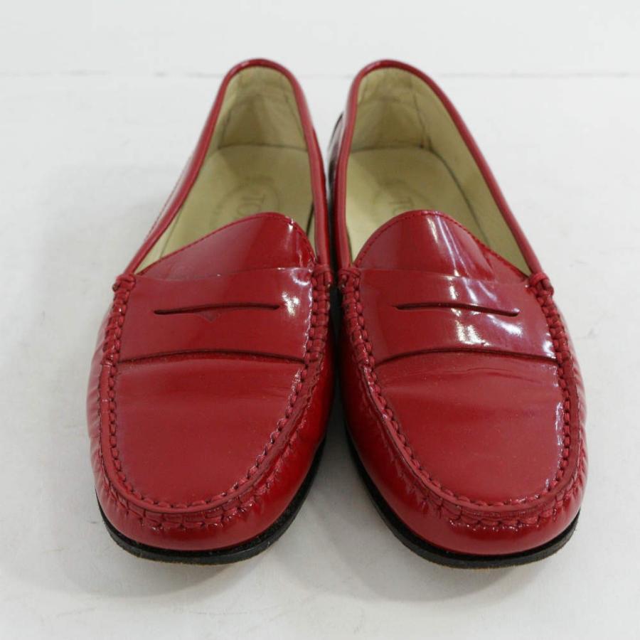 トッズ レザー ローファー靴/36 1/2/レッド×ブラック/TOD’S 翌日配送可/b181203/224202 |  | 03