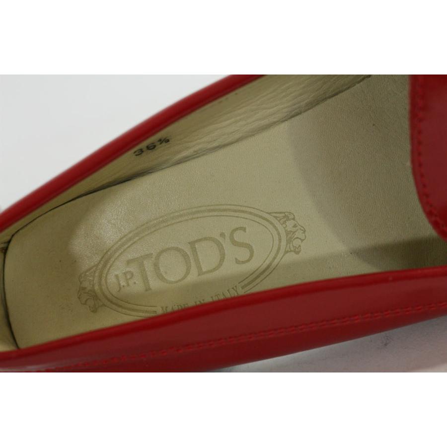 トッズ レザー ローファー靴/36 1/2/レッド×ブラック/TOD’S 翌日配送可/b181203/224202 |  | 08