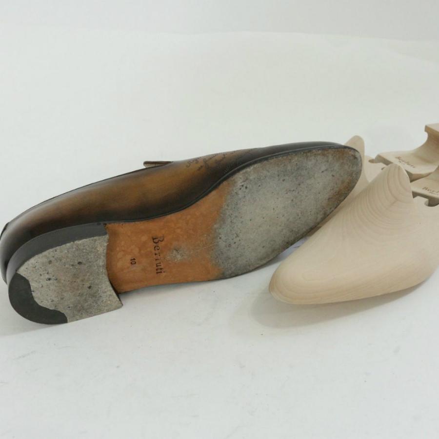 ベルルッティ ローファー靴 カリグラフィ/10/ブラウン/Berluti 翌日