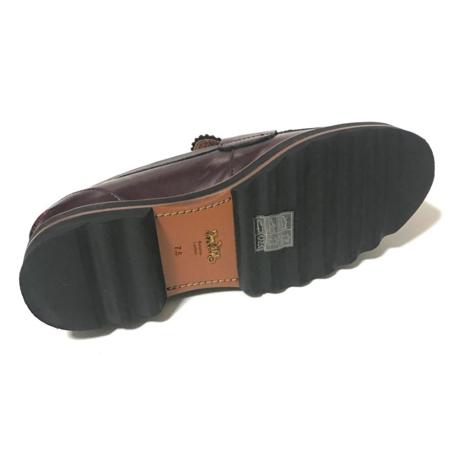 COACH（コーチ） ローファー靴 フラワー金具×フェイクパール/G1218/7.5