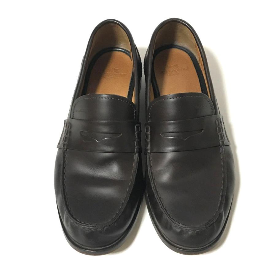 COACH（コーチ） レザーコインローファー 靴/25cm/ブラウン/COACH/RF5