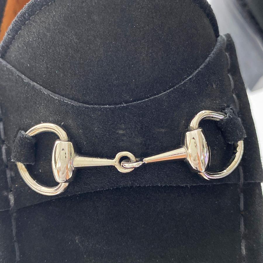 GUCCI グッチ スエードレザーホースビットローファー 靴/101