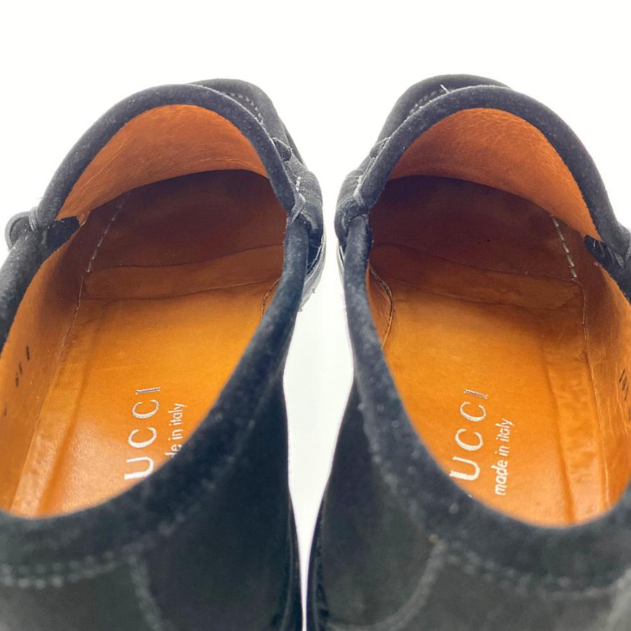GUCCI グッチ スエードレザーホースビットローファー 靴/101