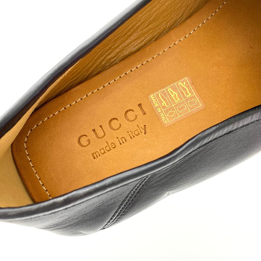 ★GUCCI ローファー　35 蜂　刺繍付きデザイン GUCCI（グッチ） Leather driver with bee・蜂刺繍・レザー