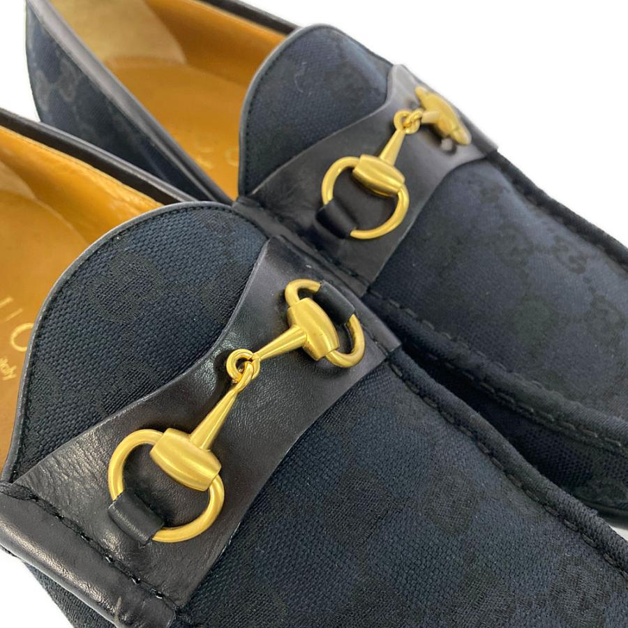 GUCCI（グッチ） GGキャンバス・ビットローファー 靴/43E(28cm相当