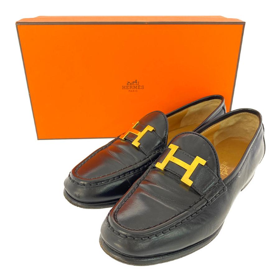HERMES（エルメス） コンスタンスローファー 靴 Hバックル/35 1/2(22.5