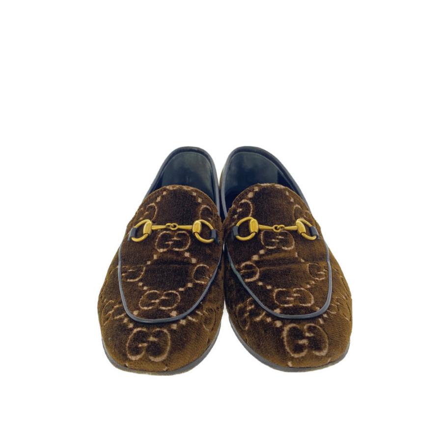 GUCCI グッチ ホースビット ローファー靴 GGベルベット/431467 9JT20