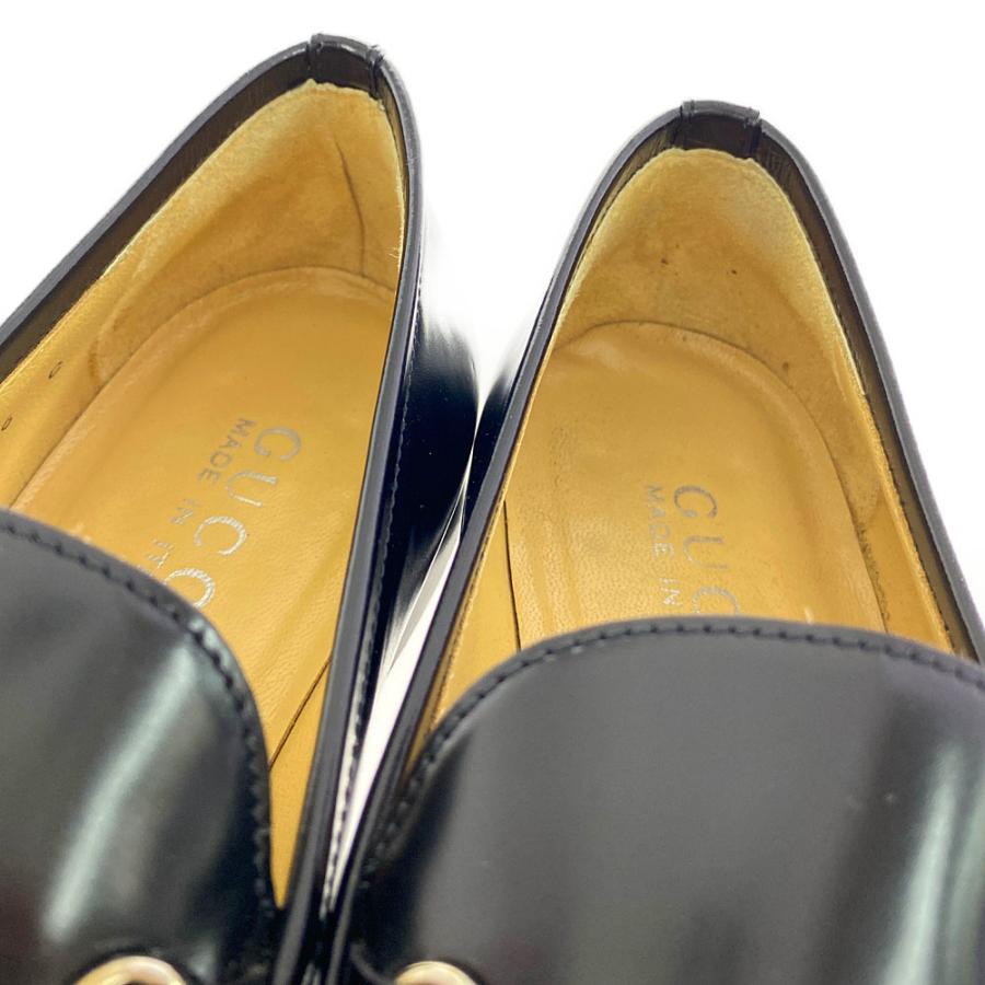 GUCCI グッチ ホースビットローファー・シューズ 靴/36C/ブラック