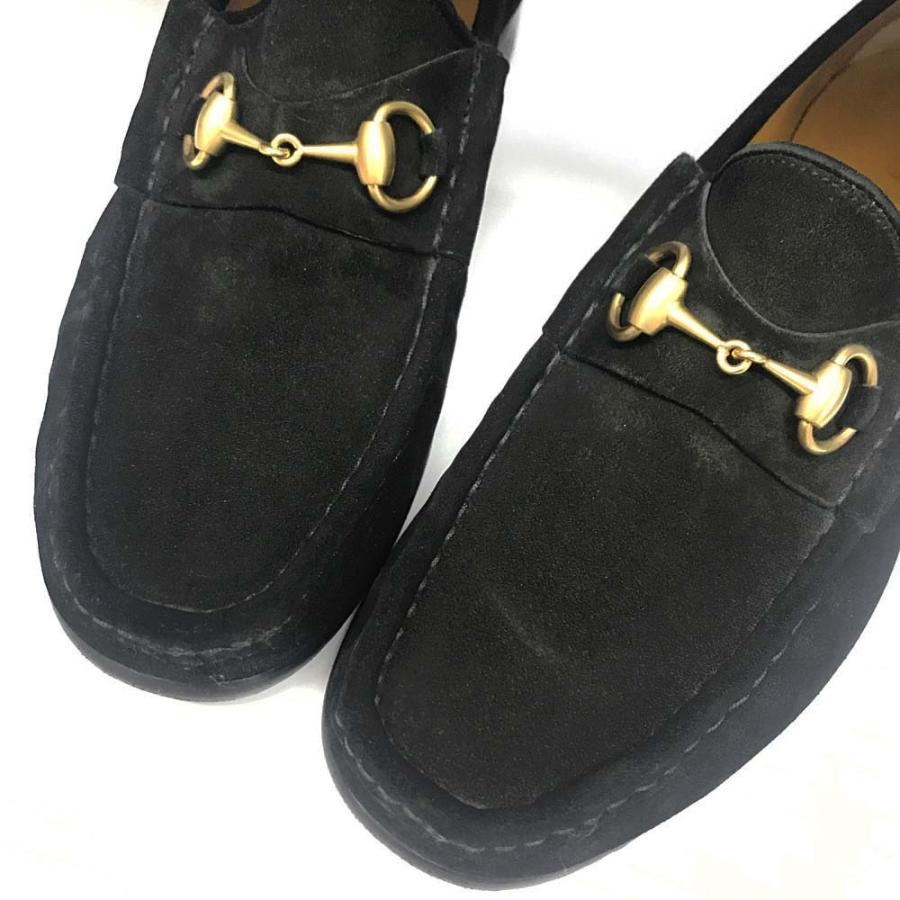 グッチ　ホースビットローファー　廃盤希少品　ミドルカット　スエード　黒　29㎝ GUCCI/グッチ SIZE 7【ホースビットローファー/スエード