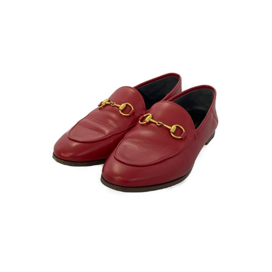 お値下げGUCCI〔ブリクストン〕レザー ホースビット ローファー ブリクストン〕レザー ホースビット ローファー ・ブラック