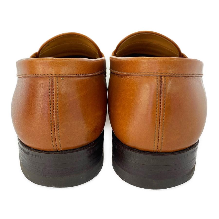 美品 Burberry ブラウン ローファー26EEE BURBERRY（バーバリー） レザー コインローファー靴/BU1016/26EE