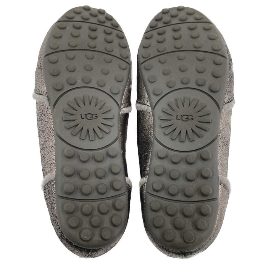 UGGローファー モカシンシルバー アグ ローファー靴/1096458/JAPAN 25 cm/シルバー/UGG 翌日配送可