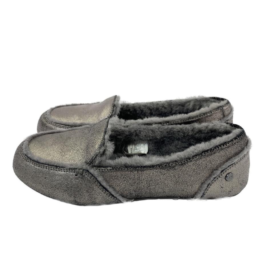 UGG シルバー ローファー アグ ローファー靴/1096458/JAPAN 25 cm/シルバー/UGG 翌日配送