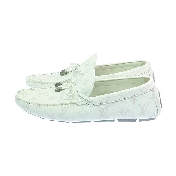 ルイヴィトン ドライバーライン モノグラム・ローファー 靴 モカシン/8/ホワイト/LOUIS VUITTON 翌日配送可/b240319/512498 |  | 05