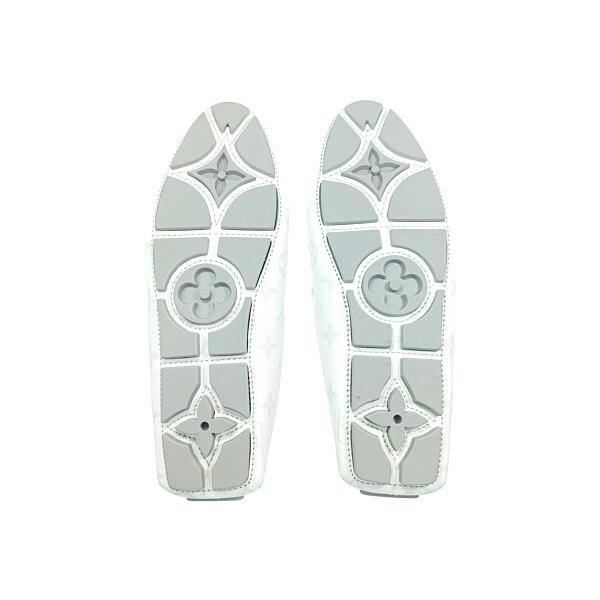 ルイヴィトン ドライバーライン モノグラム・ローファー 靴 モカシン/8/ホワイト/LOUIS VUITTON 翌日配送可/b240319/512498 |  | 08