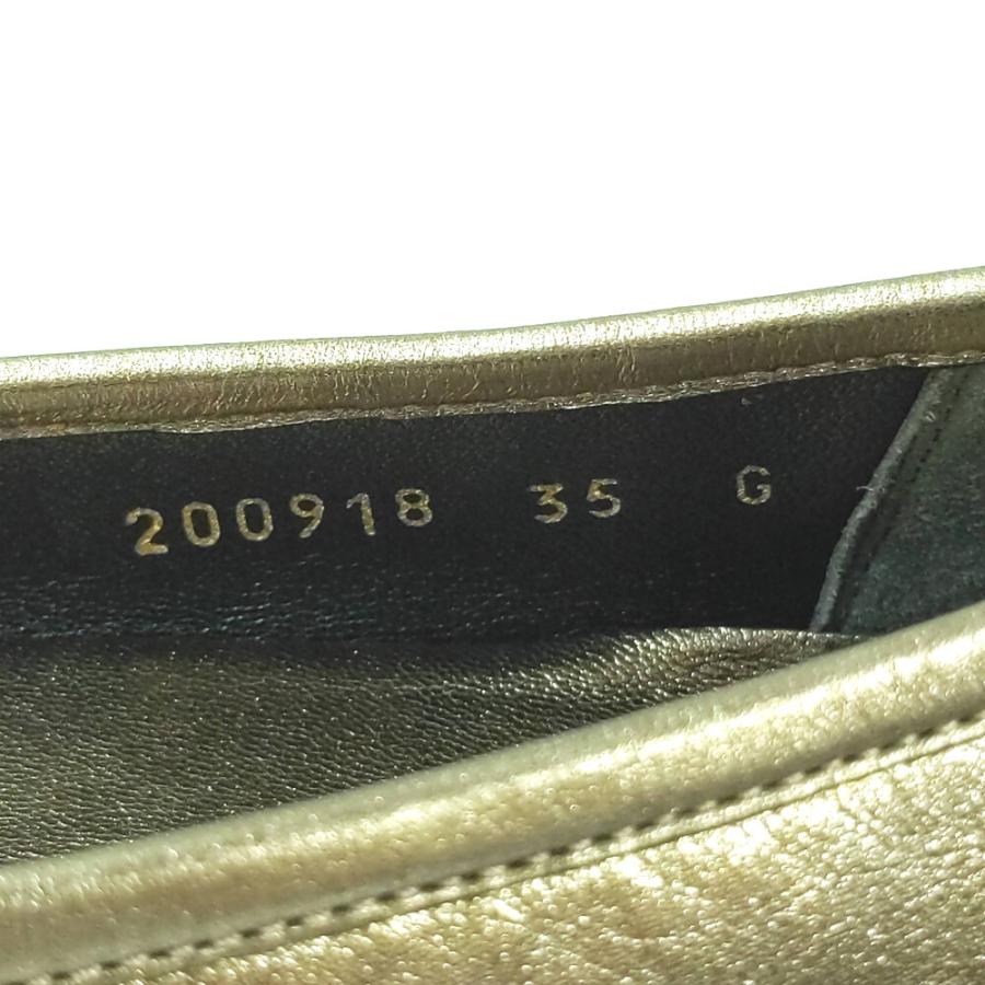 GUCCI（グッチ） ホースビット メタリック レザー ローファー 靴