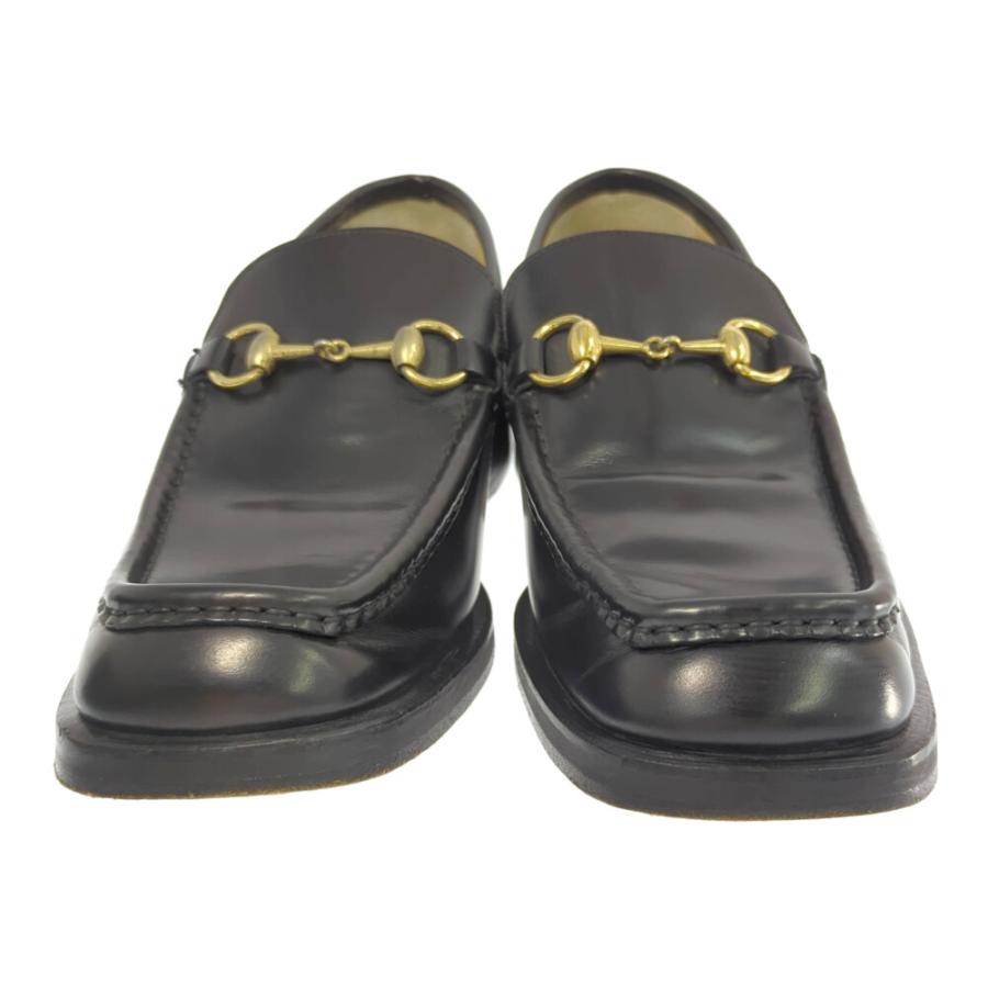 GUCCI グッチ ホースビット・レザーシューズ ローファー 靴/110/0222/42 1/2/ブラック/デッキシューズ/b250430/555838 | GUCCI | 01