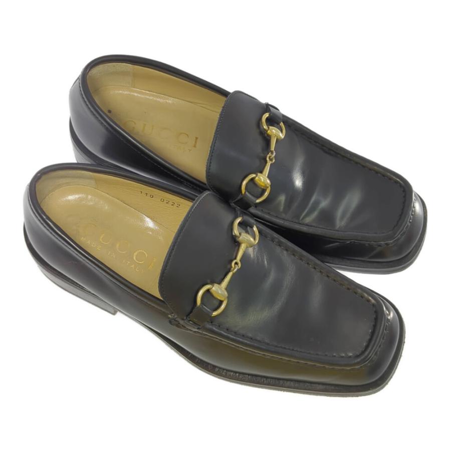 GUCCI グッチ ホースビット・レザーシューズ ローファー 靴/110/0222/42 1/2/ブラック/デッキシューズ/b250430/555838 | GUCCI | 07