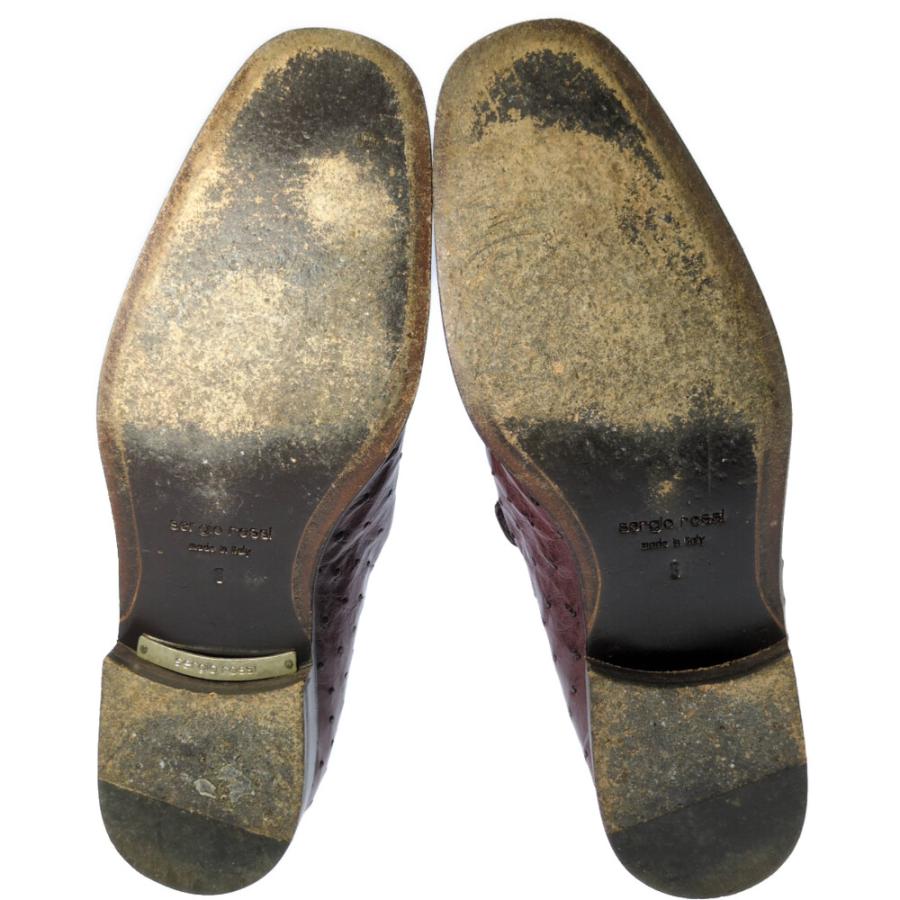 sergio rossi セルジオロッシ レザー スリッポン ローファー靴/8/ボルドー系/翌日配送可/b250902/589396 | Sergio rossi | 06