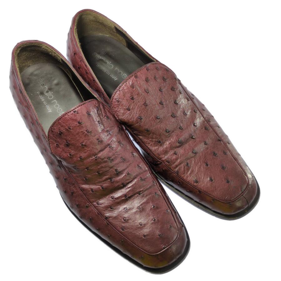 sergio rossi セルジオロッシ レザー スリッポン ローファー靴/8/ボルドー系/翌日配送可/b250902/589396 | Sergio rossi | 07