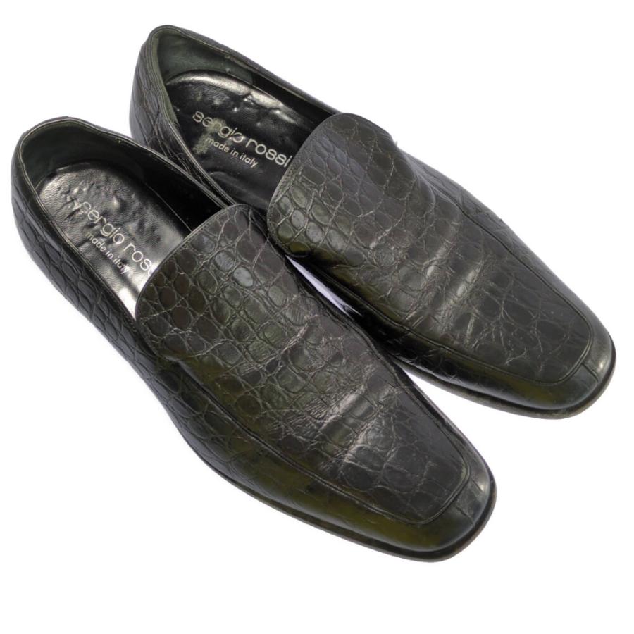 sergio rossi セルジオロッシ スリッポン ローファー靴/8/ブラック/翌日配送可/b250902/589398 | Sergio rossi | 01