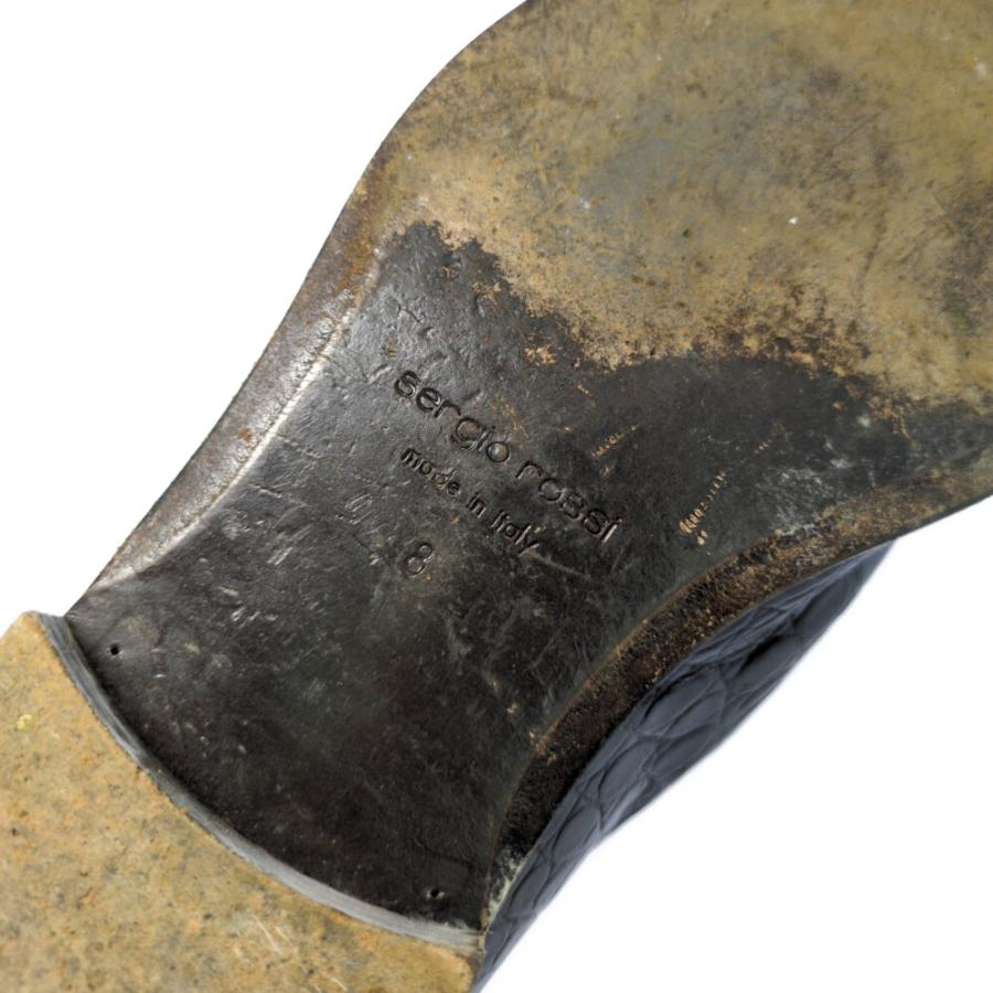 sergio rossi セルジオロッシ スリッポン ローファー靴/8/ブラック/翌日配送可/b250902/589398 | Sergio rossi | 09