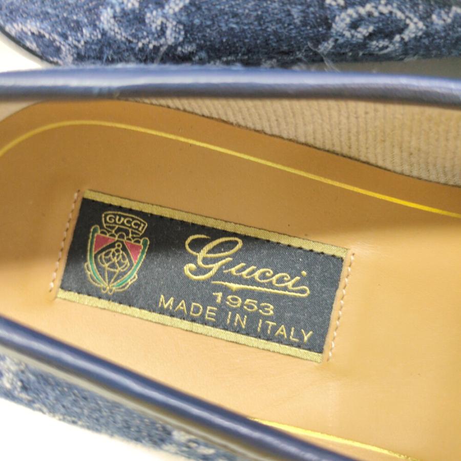 (ラスト1点) GUCCI グッチ GGキャンバス ホースビット 1953 デニム ローファー靴/815526/36/ブルー/翌日配送可/b251111/595995 | GUCCI | 06