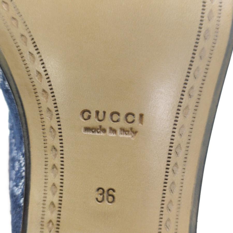 (ラスト1点) GUCCI グッチ GGキャンバス ホースビット 1953 デニム ローファー靴/815526/36/ブルー/翌日配送可/b251111/595995 | GUCCI | 07