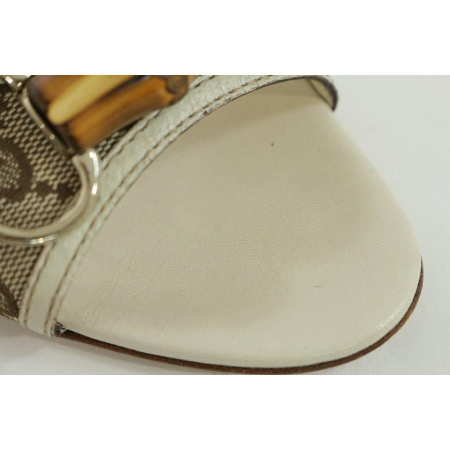 GUCCI♡グッチ バンブーGG柄ミュール GUCCI グッチ GGキャンバス・バンブービットミュールサンダル靴