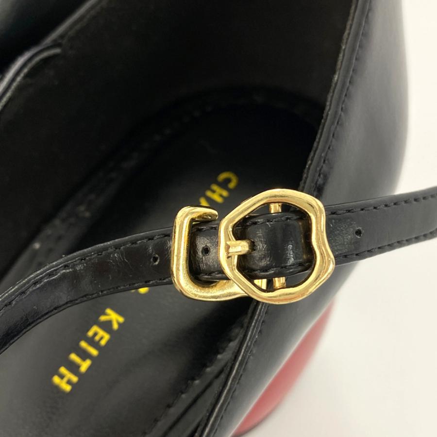 チャールズアンドキース スタックヒールサンダル靴 Ck1 38 ブラック レッド ゴールド金具 Charles Keith 翌日配送可 Rf3 H Ssda37l リファスタ Yahoo ショッピング店 通販 Yahoo ショッピング