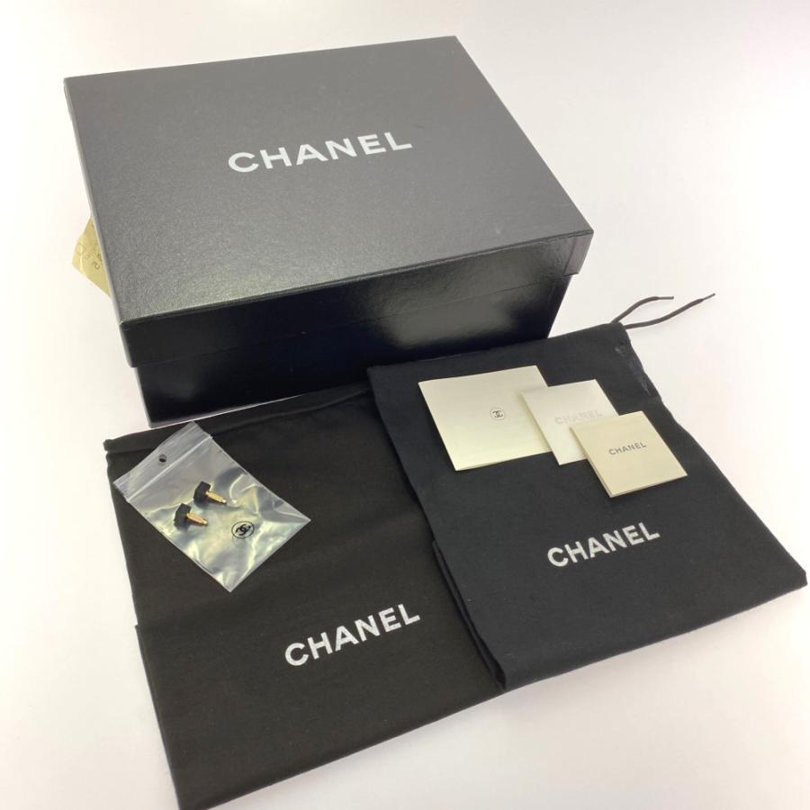 CHANEL シャネル レースアップ メッシュ スエード サンダル靴/G26964 
